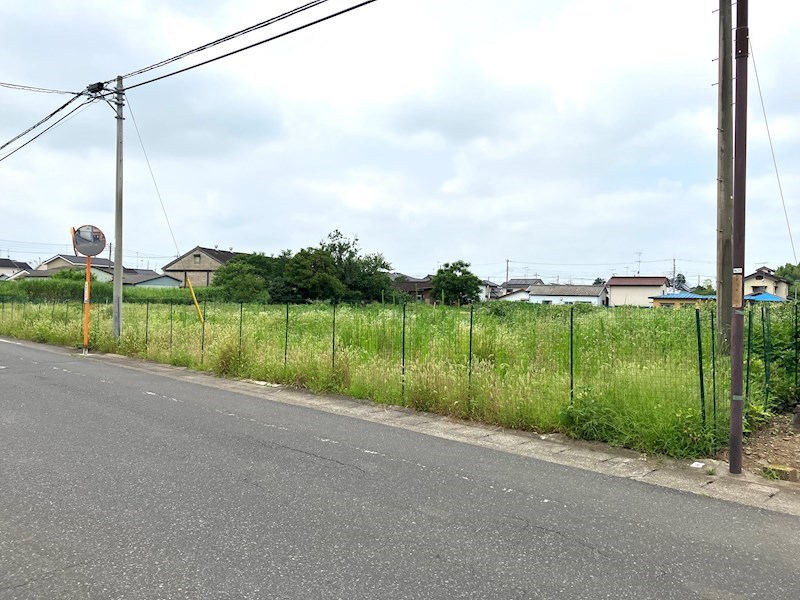 下妻市下妻乙　土地　Ａ区画 現地写真（前面道路含む現地写真）