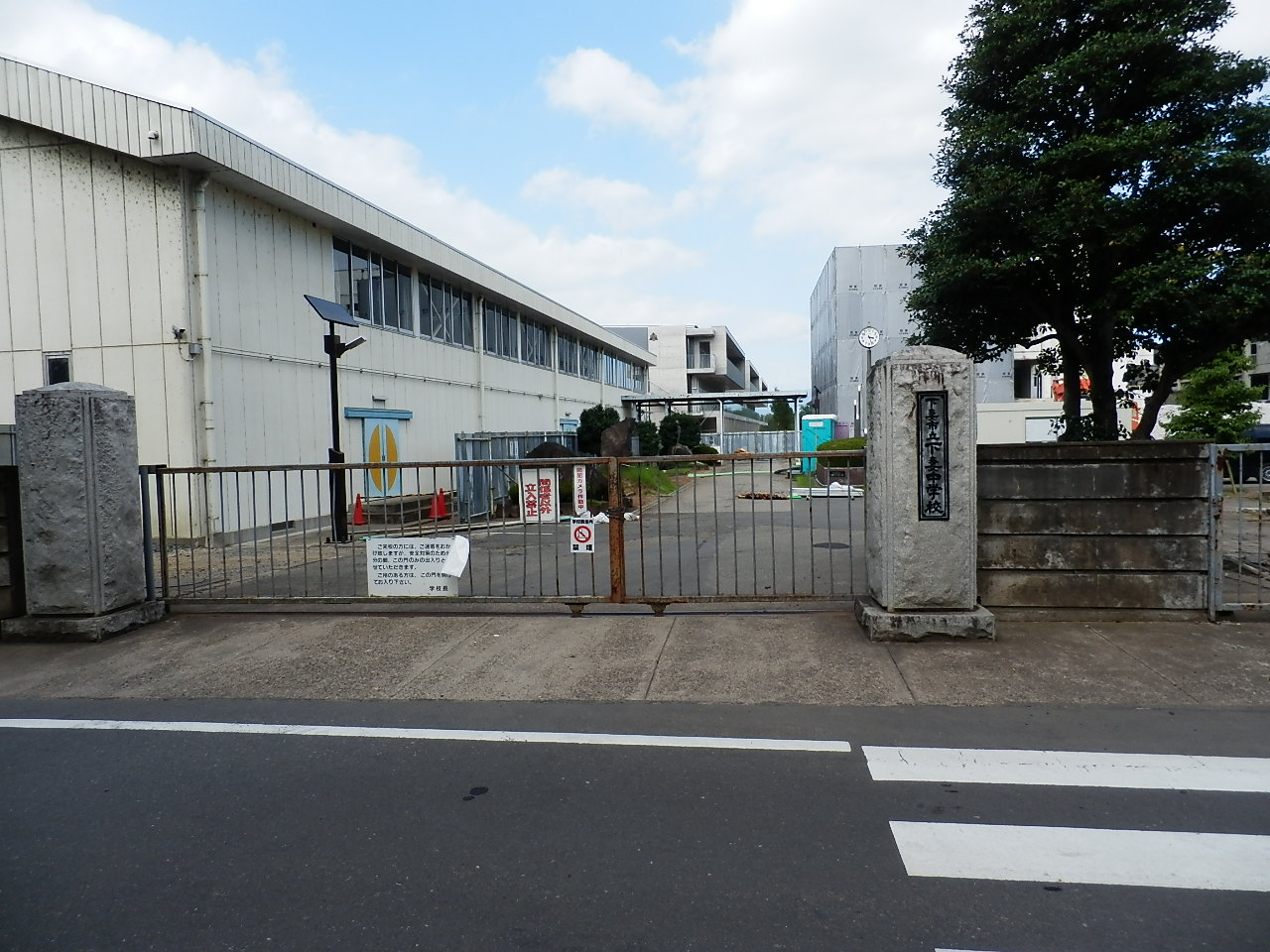 下妻市下妻乙　土地　Ａ区画 中学校
