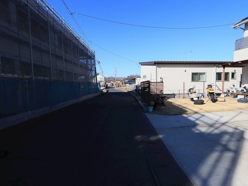 土浦市宍塚　中古戸建 現地写真（前面道路含む現地写真）