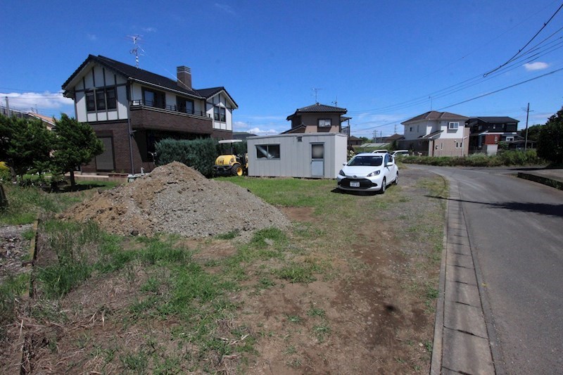 守谷市板戸井　土地 現地写真（前面道路含む現地写真）