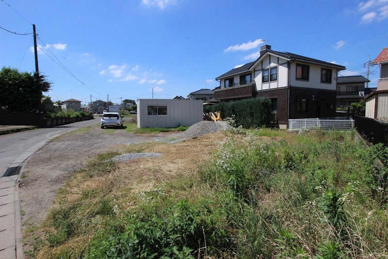 守谷市板戸井　土地 現地写真（前面道路含む現地写真）