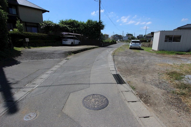 守谷市板戸井　土地 現地写真（前面道路含む現地写真）