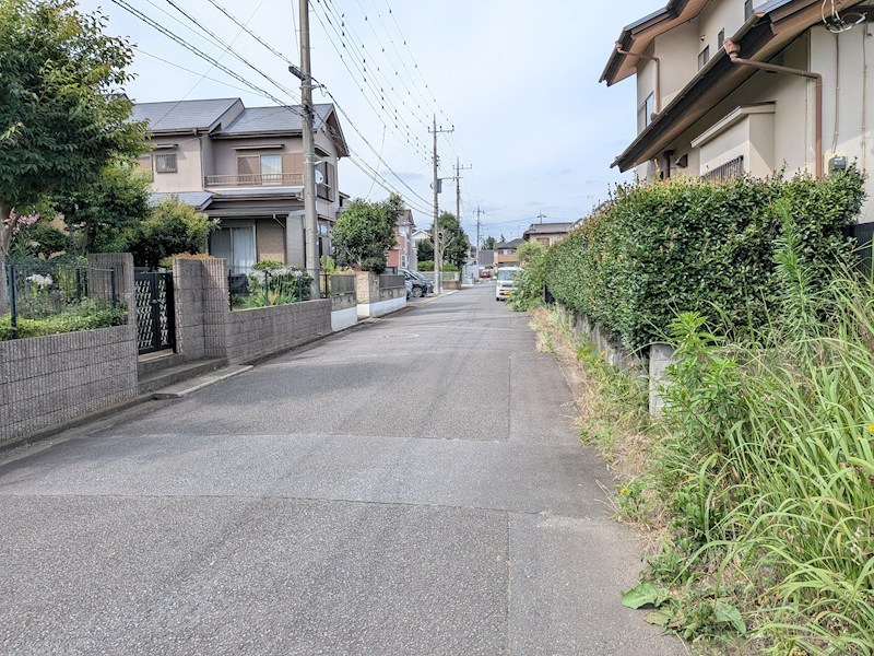 つくば市若葉　中古戸建 現地写真（前面道路含む現地写真）