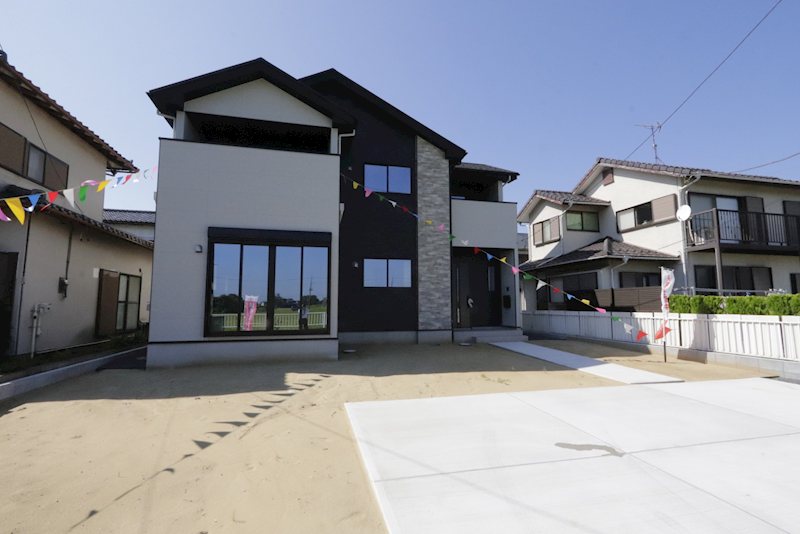 つくばみらい市谷井田　新築戸建１０期　１号棟 現地写真（庭）