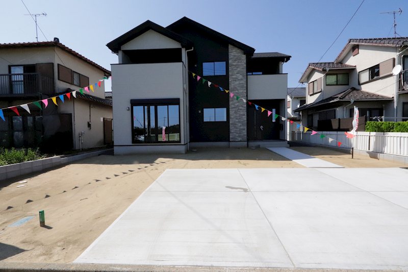 つくばみらい市谷井田　新築戸建１０期　１号棟 現地写真（駐車場）