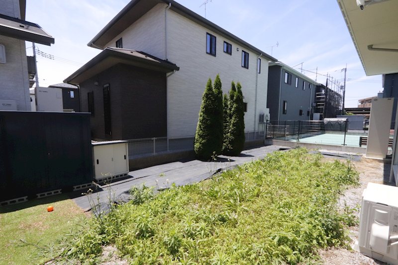 筑西市市野辺　中古戸建 現地写真（庭）