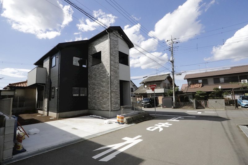 つくばみらい市西ノ台　新築戸建２期　１号棟 現地写真（前面道路含む現地写真）