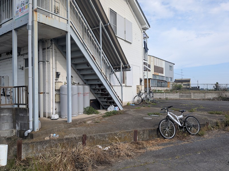 常総市向石下　アパート 現地写真