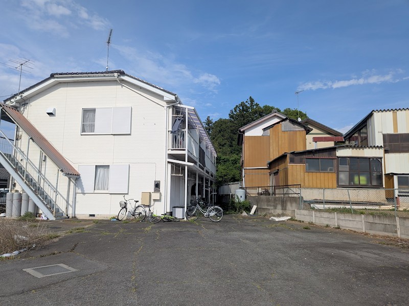 常総市向石下　アパート 現地写真