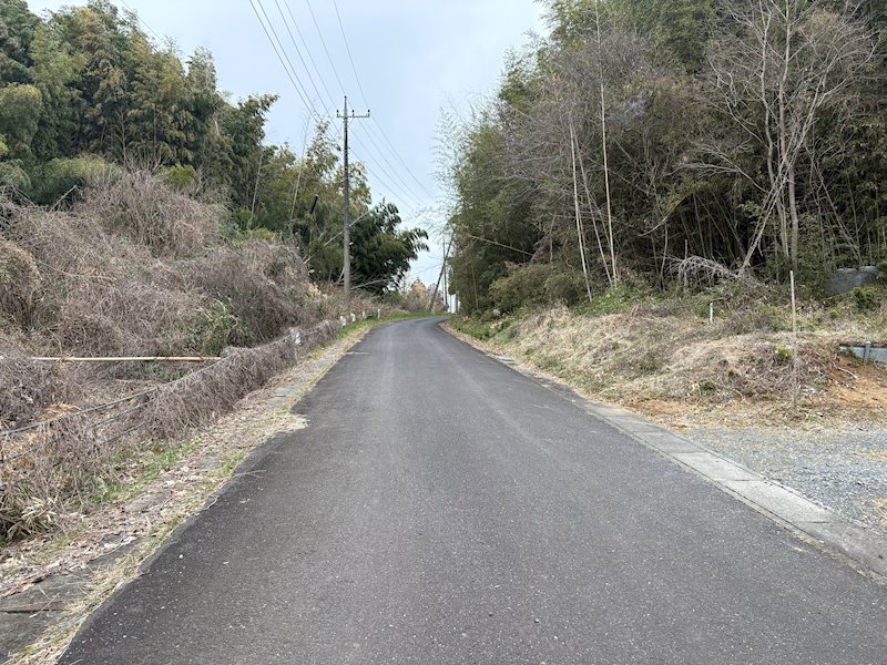 かすみがうら市坂　中古戸建 現地写真（前面道路含む現地写真）