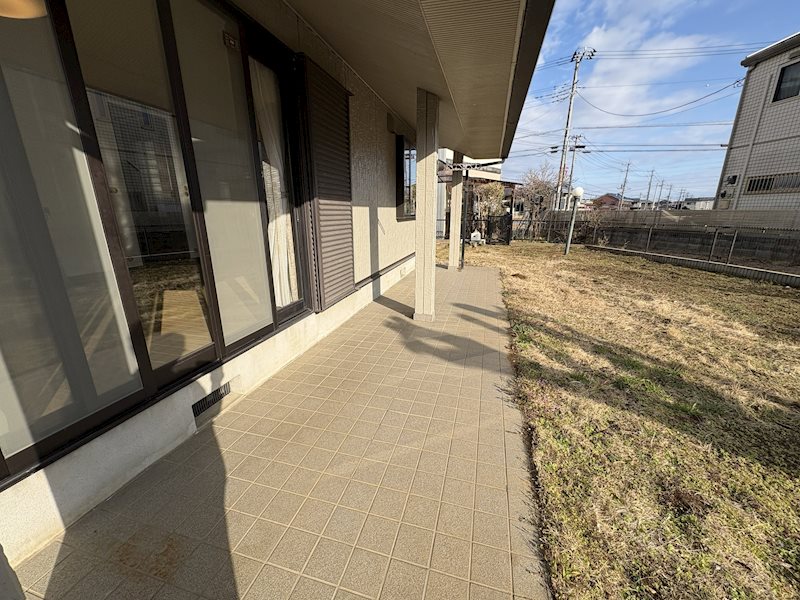 土浦市真鍋４丁目　中古戸建 現地写真（庭）