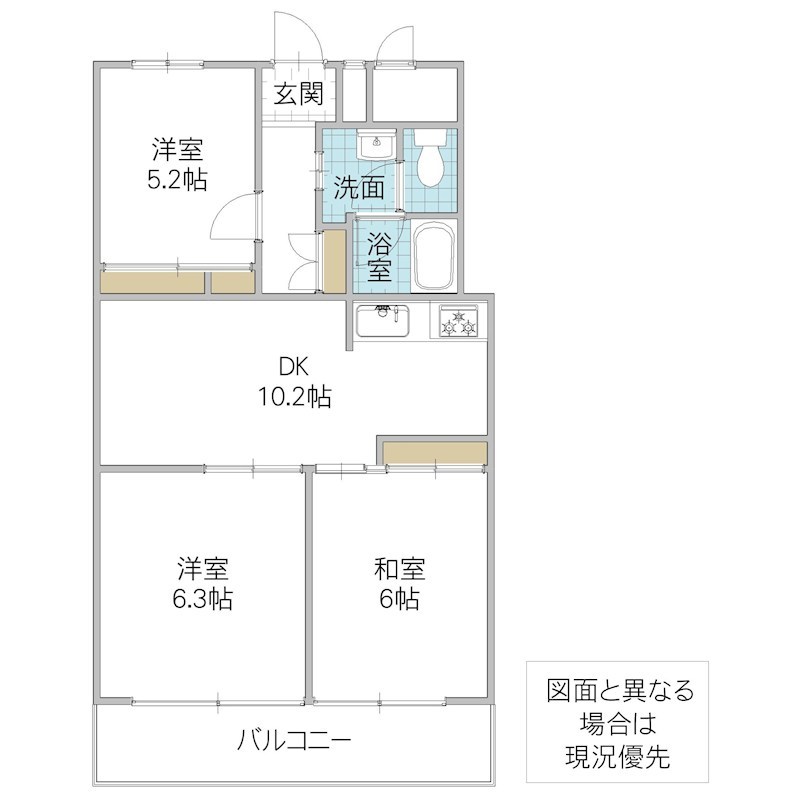マンハイム佐貫Ａ棟　9F 間取図・土地図