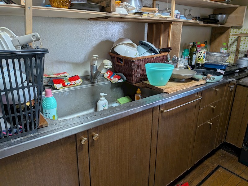 つくばみらい市長渡呂　中古戸建（二世帯住宅） 内観写真（キッチン）