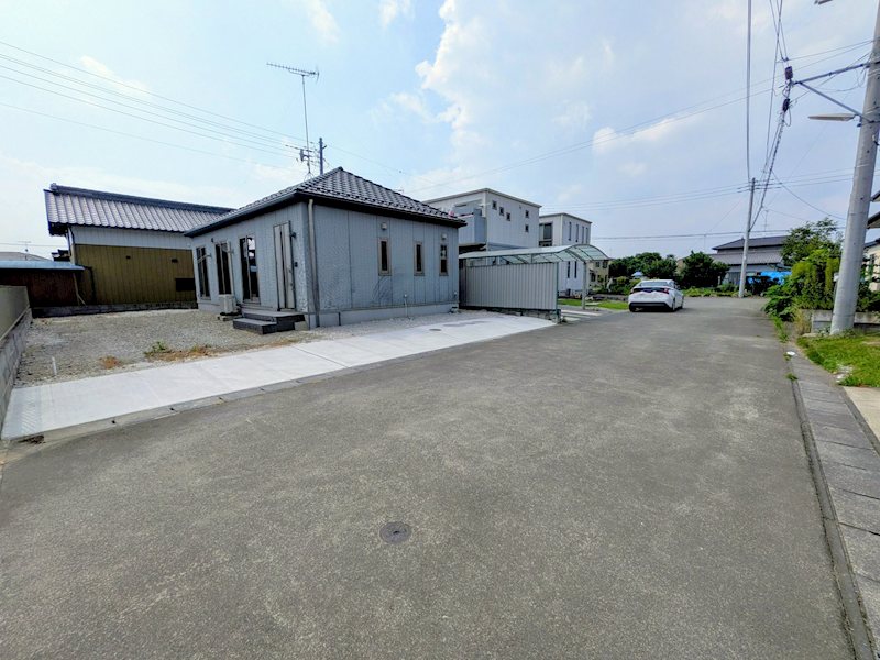 常総市若宮戸　中古戸建 現地写真（前面道路含む現地写真）
