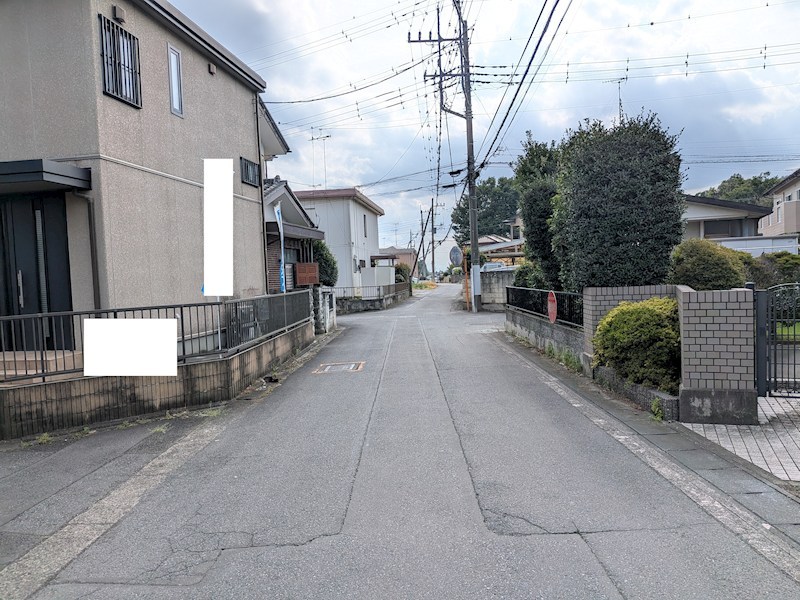 古河市諸川　中古戸建 現地写真（前面道路含む現地写真）