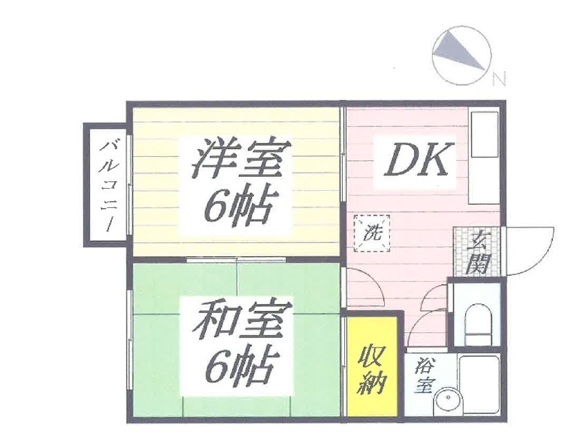 鹿嶋市鉢形台３丁目　アパート　Ｂ棟 間取図・土地図