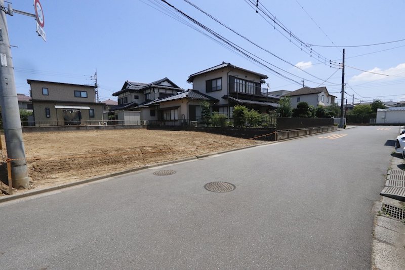 守谷市松ケ丘３丁目　新築戸建７期　１号棟 現地写真（前面道路含む現地写真）