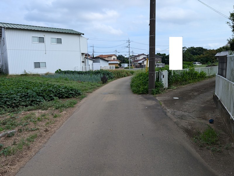 土浦市東並木町　中古戸建 現地写真（前面道路含む現地写真）