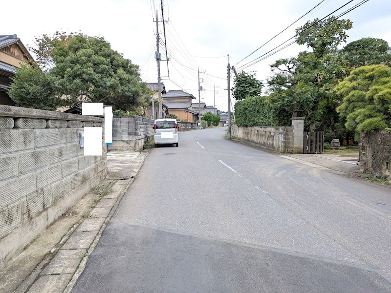 土浦市中　中古戸建 現地写真（前面道路含む現地写真）