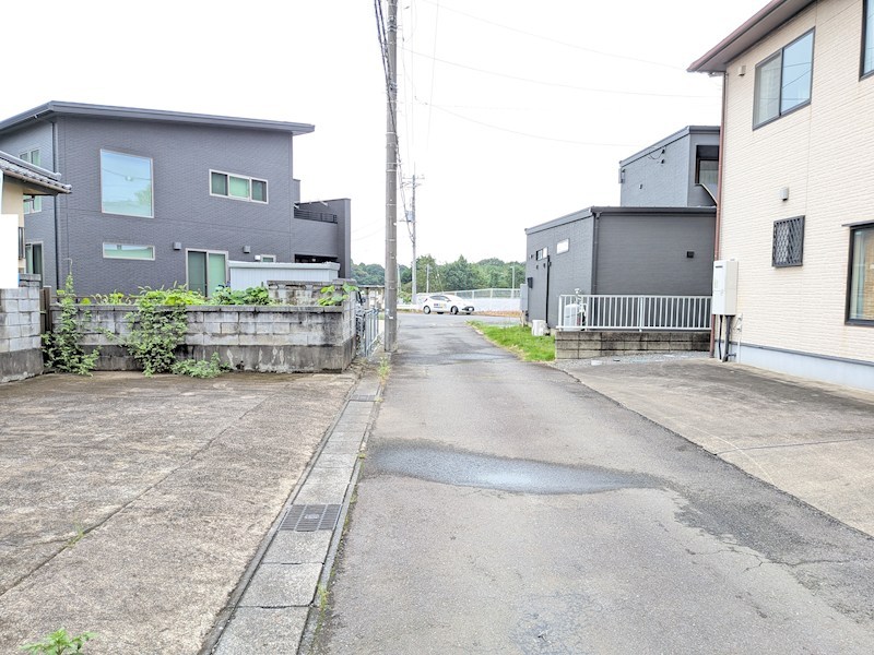 つくば市上広岡　中古戸建 現地写真（前面道路含む現地写真）