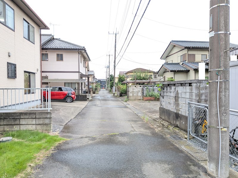 つくば市上広岡　中古戸建 現地写真（前面道路含む現地写真）
