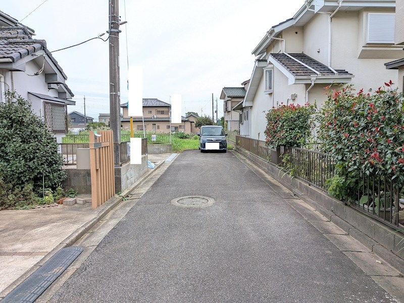 つくば市高見原４丁目　中古戸建 現地写真（前面道路含む現地写真）