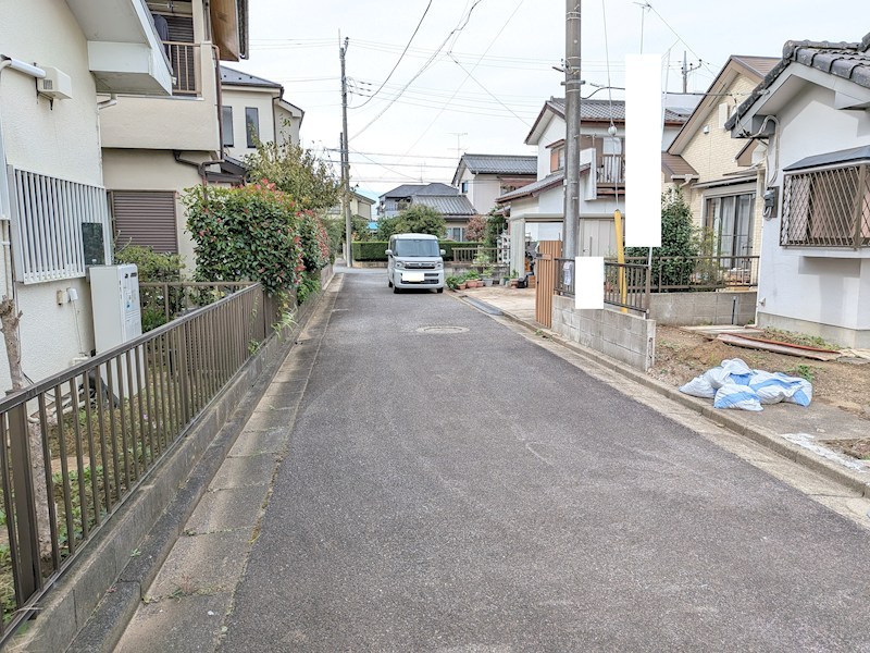 つくば市高見原４丁目　中古戸建 現地写真（前面道路含む現地写真）