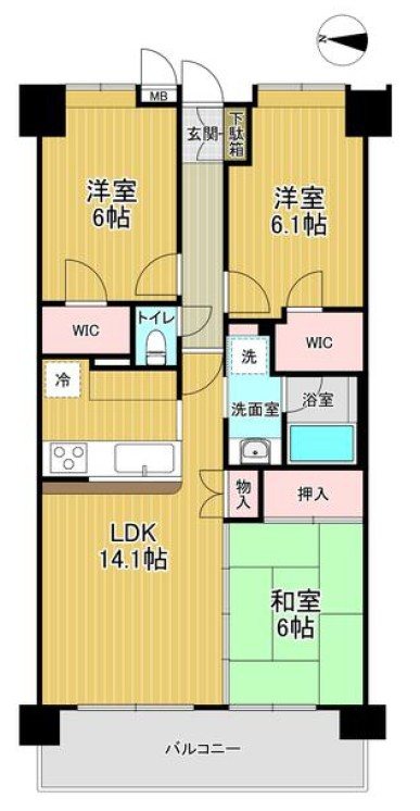 グランシャルム土浦レイクサイド 間取図・土地図