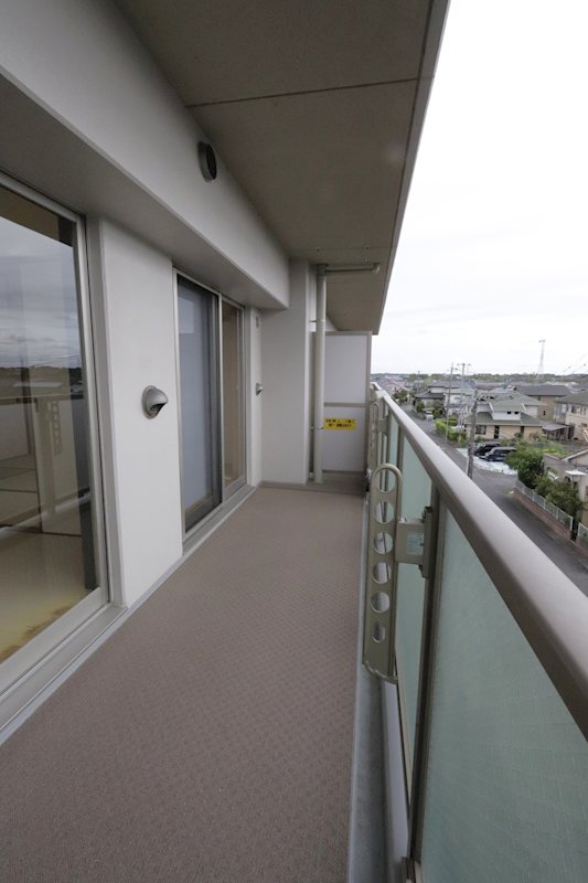 グランシャルム土浦レイクサイド 現地写真（バルコニー）