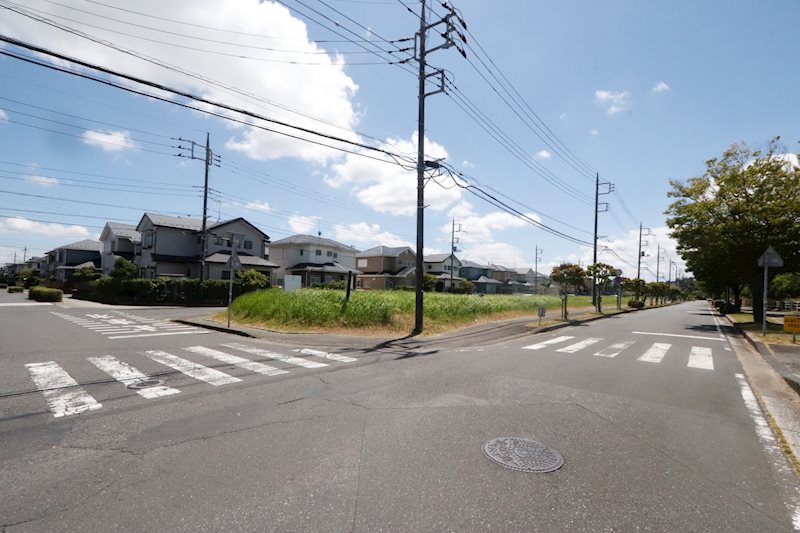 取手市桜が丘３丁目　土地　178区画 現地写真（前面道路含む現地写真）