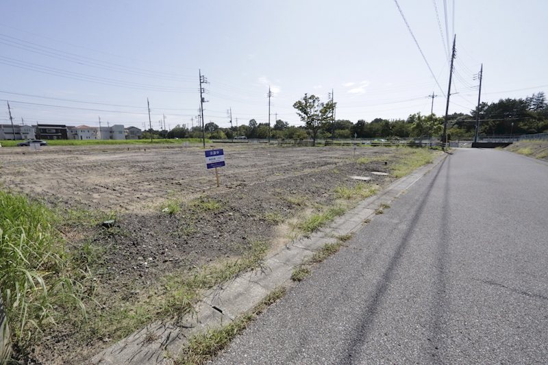 取手市桜が丘３丁目　土地　区画294 現地写真（前面道路含む現地写真）