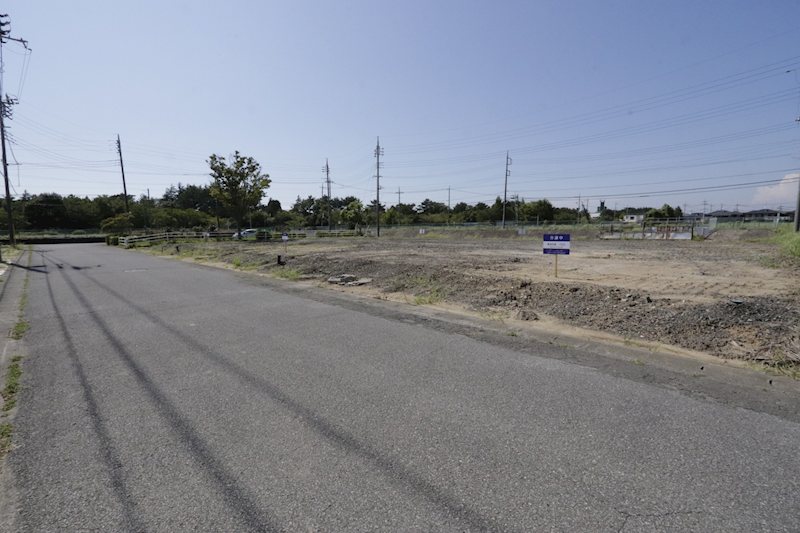取手市桜が丘３丁目　土地　区画295 現地写真（前面道路含む現地写真）