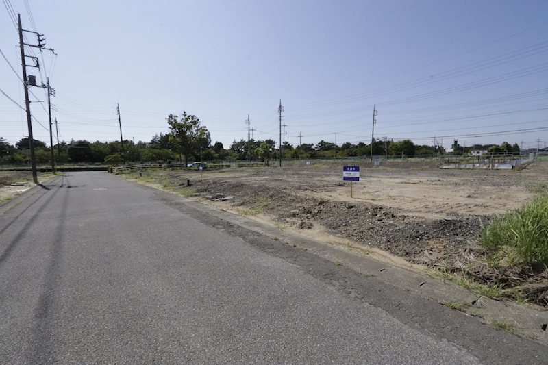 取手市桜が丘３丁目　土地　区画295 現地写真（前面道路含む現地写真）
