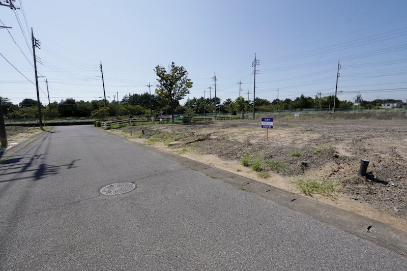 取手市桜が丘３丁目　土地　区画296 現地写真（前面道路含む現地写真）