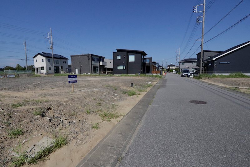 取手市桜が丘３丁目　土地　区画296 現地写真（前面道路含む現地写真）
