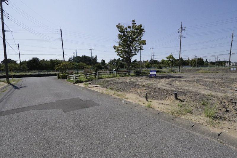 取手市桜が丘３丁目　土地　区画297 現地写真（前面道路含む現地写真）
