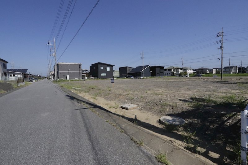 取手市桜が丘３丁目　土地　区画298 現地写真（前面道路含む現地写真）