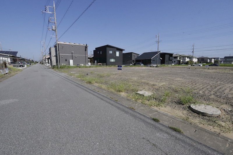 取手市桜が丘３丁目　土地　区画299 現地写真（前面道路含む現地写真）