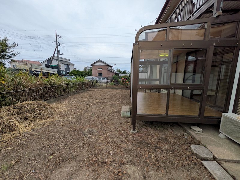 つくばみらい市豊体　中古戸建 現地写真（庭）