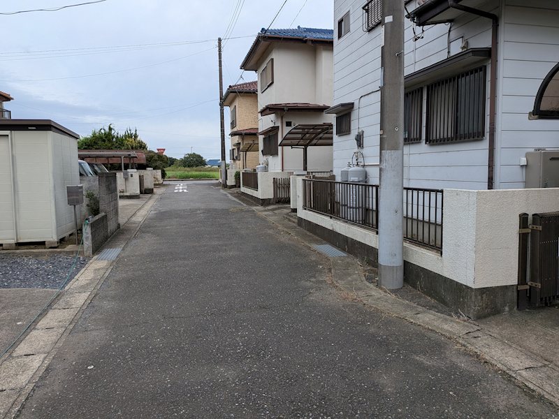つくばみらい市豊体　中古戸建 現地写真（前面道路含む現地写真）