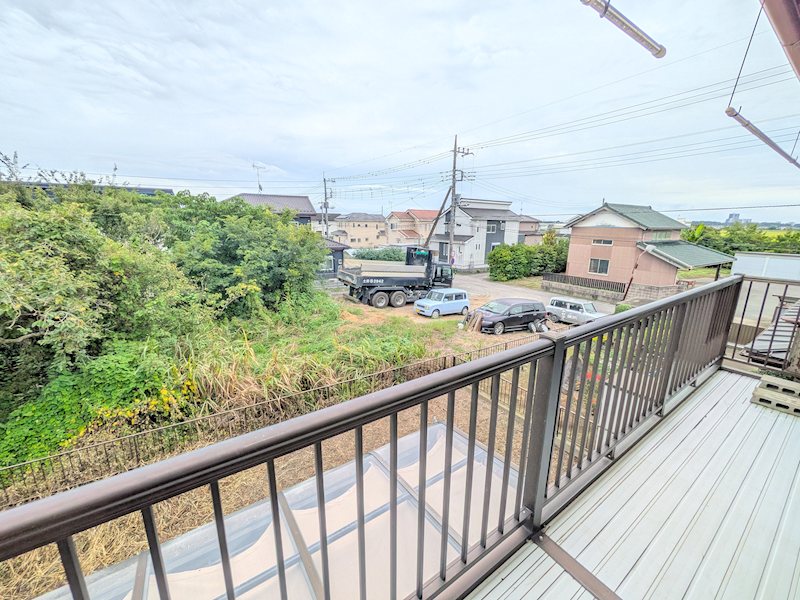 つくばみらい市豊体　中古戸建 現地写真（バルコニー）
