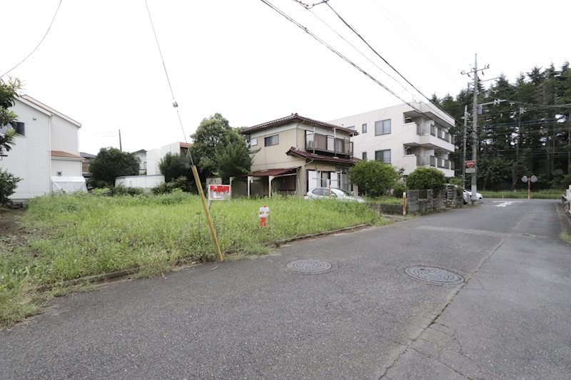 つくば市観音台１丁目　土地２期　１号地 現地写真（前面道路含む現地写真）