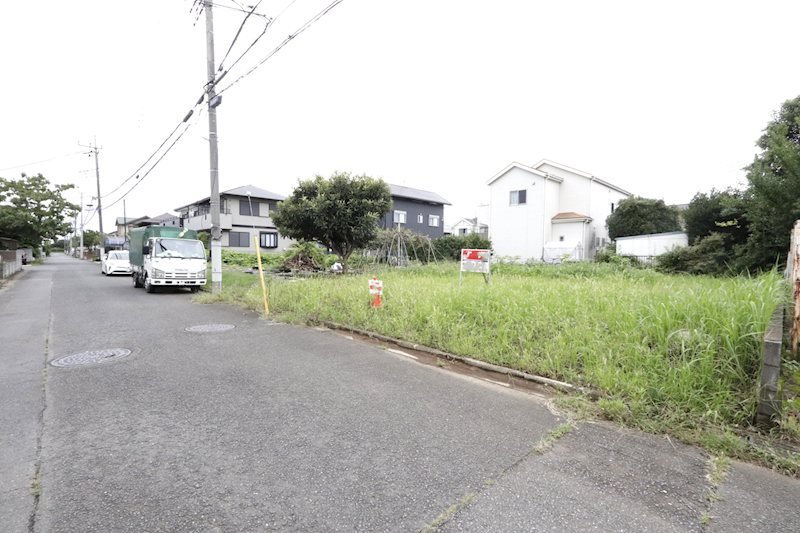 つくば市観音台１丁目　土地２期　１号地 現地写真（前面道路含む現地写真）