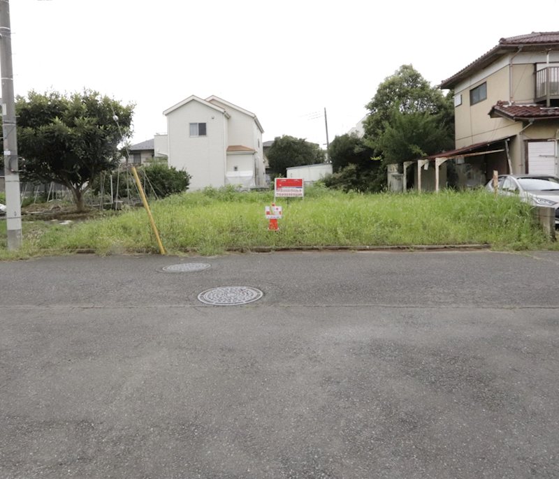 つくば市観音台１丁目　土地２期　１号地 現地写真（前面道路含む現地写真）