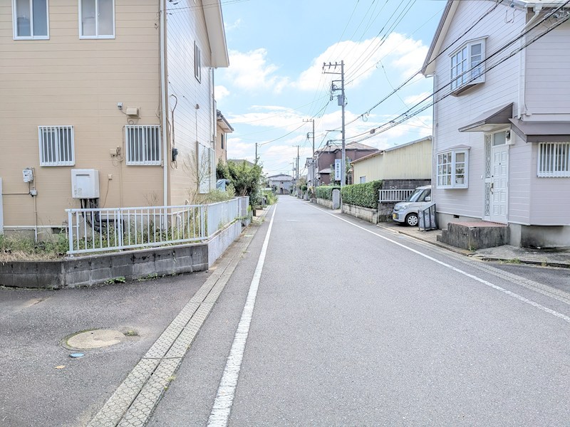 つくば市花畑１丁目　中古戸建 現地写真（前面道路含む現地写真）