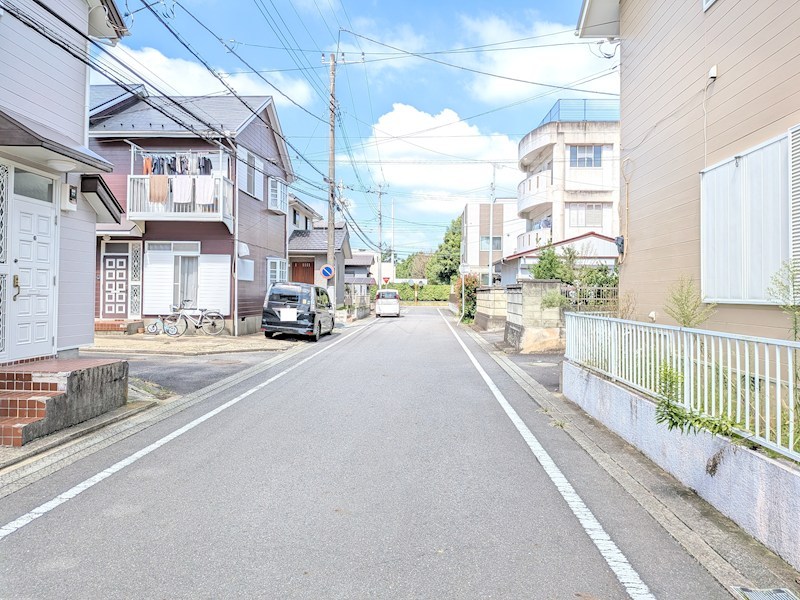 つくば市花畑１丁目　中古戸建 現地写真（前面道路含む現地写真）