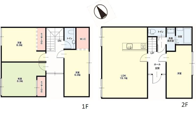 かすみがうら市稲吉３丁目　中古戸建 間取図・土地図