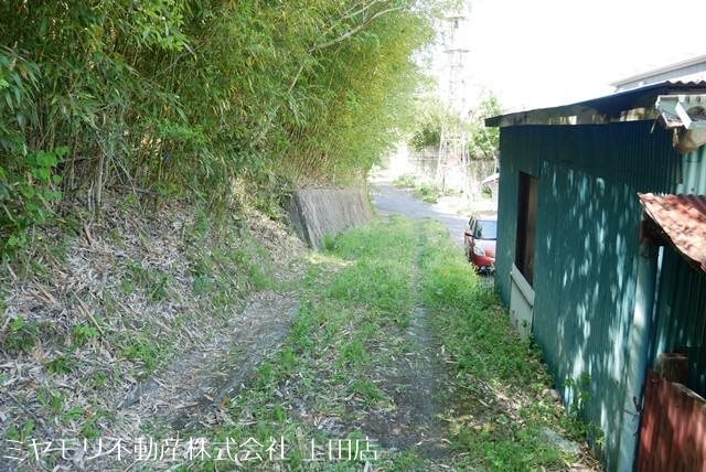 上田市長瀬　土地 現地写真（前面道路含む現地写真）