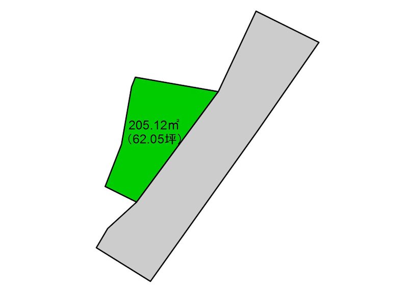 上田市下丸子　土地 間取図・土地図