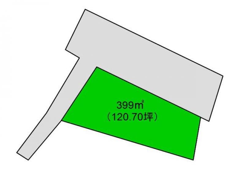 東御市加沢　土地 間取図・土地図